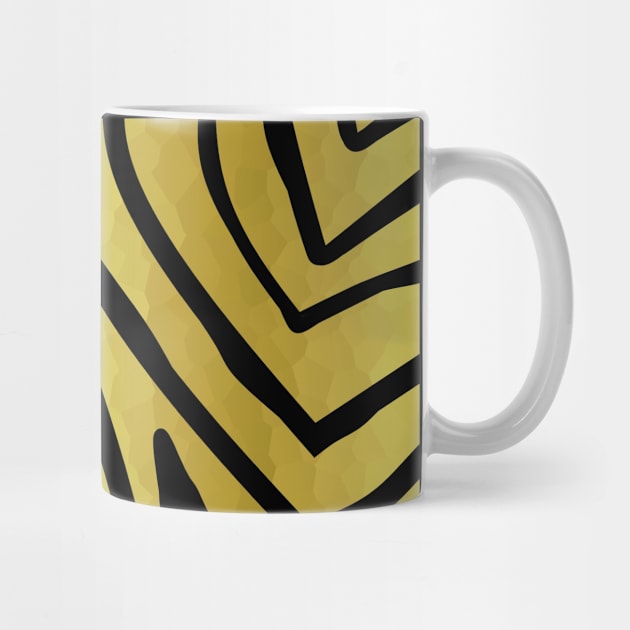 Black And Gold Zebra Stripes by SartorisArt1